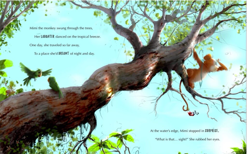 Finalized Illustration with Colors and Words Added